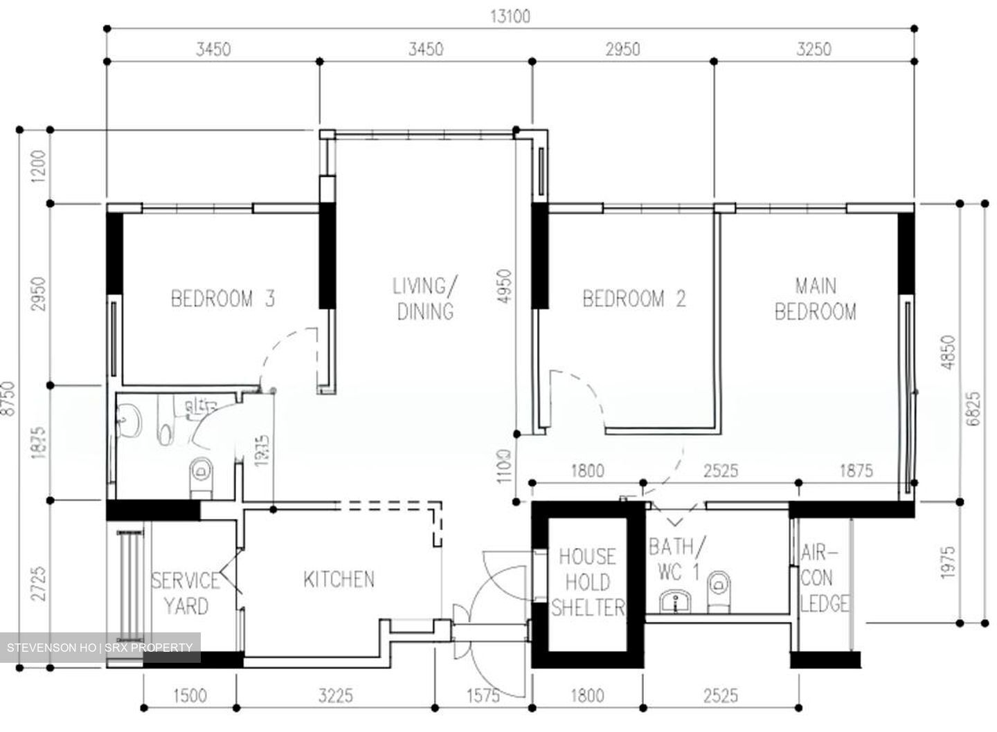 Blk 104A Alkaff Courtview (Toa Payoh), HDB 4 Rooms #581331461